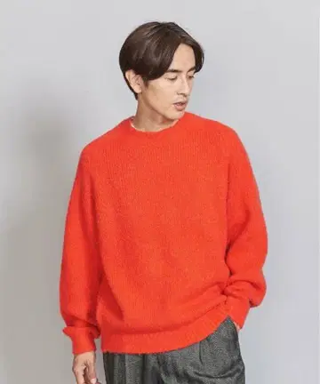 BEAUTY&YOUTH 에어 크루넥 버블 니트