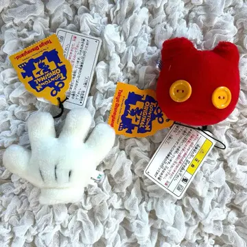 도쿄 디즈니 미키 타운 타운 오리지널 인형 배지 손 몸통