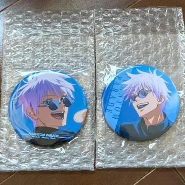 고죠 사토루 캔뱃지 2종 팬퍼레이 복권 주술회전