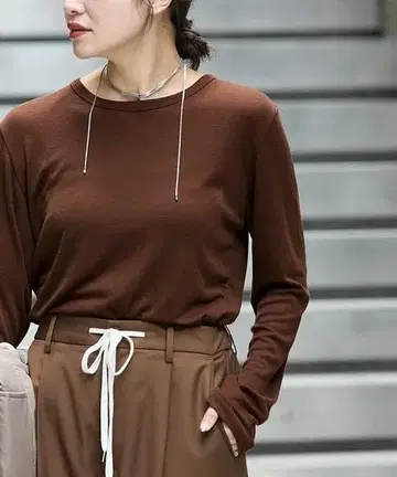 JOURNAL STANDARD 새상품 울MIX 시어롱T