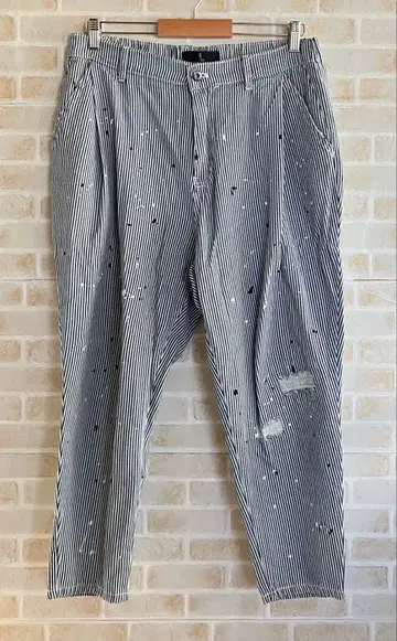 CAMBIO 카비오 데미지 히코리 페인터 팬츠 M