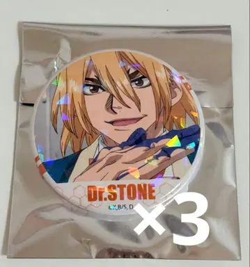 닥터 스톤 나나미 류스이 반짝이는 장면 사진 캔뱃지