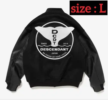 [ 미사용 새상품 ] descendant 바시티 자켓 L 사이즈