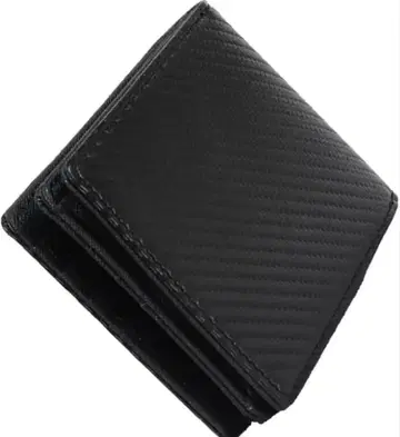 [FUYUMOE] 남성용 2단 접이식 지갑 블랙