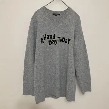 새상품급 23구 캐시미어 혼방 로고 니트