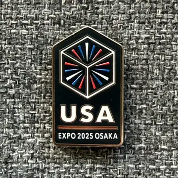 [ 관계자 한정 초 레어품 ] 오사카 간사이 만박 미국관 핀 배지