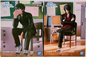 긴파치 선생님 히지카타 토시로 타카스기 신스케 데스크 피규어 세트