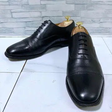 새상품급 스코치 그레인 비즈니스 슈즈 3536 스트레이트 블랙 25.5