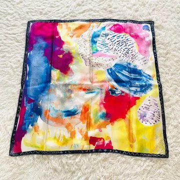 Cocilaelle 코시라엘 실크 스카프 & 묶는 법 책자 포함