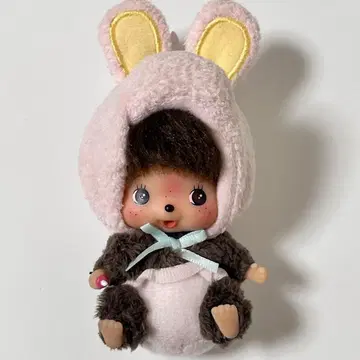 몬치치 애니멀 베이비치치 토끼 SS 얼굴 데카 키체인