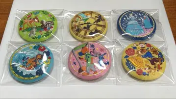 디즈니 자수 캔 배지 6종류