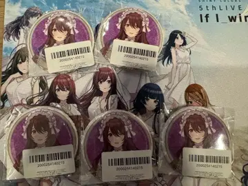 샤니마스 FAM 복권 오사키 텐카 캔뱃지 5개 세트