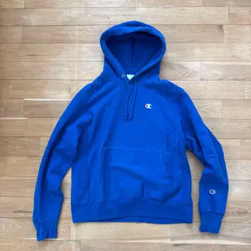 90s 챔피온 리버스 위브 후드티 M 파랑