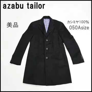 48090년 아자부 테일러 체스터 코트 캐시미어 100%*