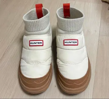 HUNTER 여성용 인/아웃 니티드 커프 슬리퍼 부츠