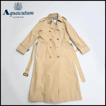 48164년 아쿠아 스큐텀 트렌치코트*