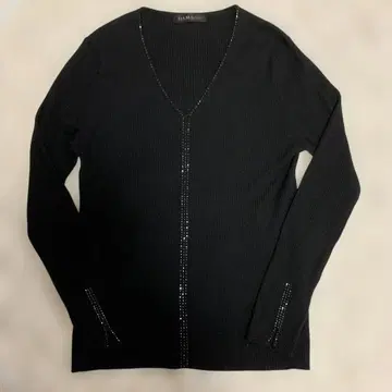 비즈 자수 니트