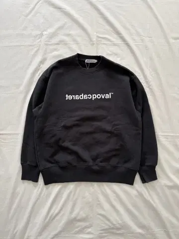 ORIGINAL LOGO 크루넥 JET BLACK XL