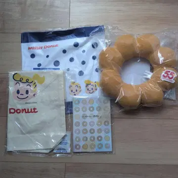 미스터 도넛 도넛형 쿠션 세트