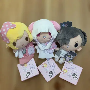 지그재그 산리오 캐릭터즈 봉제 인형 3개 세트