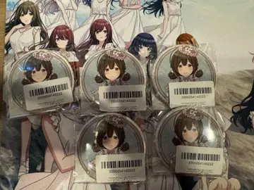 샤니마스 FAM 복권 쿠와야마 치유키 캔뱃지 5개 세트