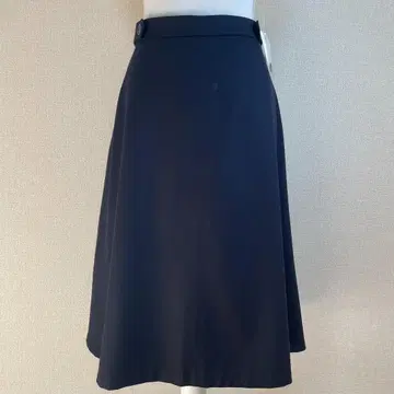 새상품 언타이틀 다크 네이비 무지 스커트 44 빅 사이즈 가을/겨울