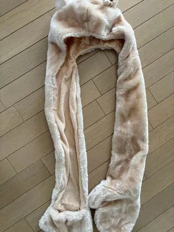 디즈니 머플러 캡 푸우