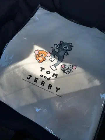 톰과 제리 복권 C상 콜라보레이션 토트백