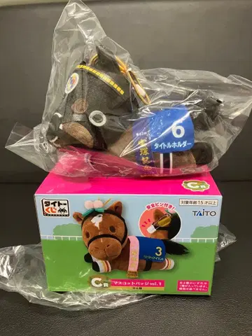 다이토 복권 HORSE HEROES C상 타이틀 홀더 마스코트 배지