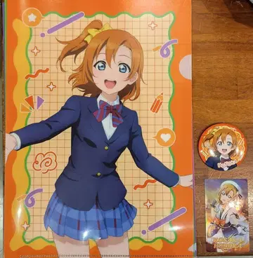 러브 라이브! POP UP STORE 굿즈 세트 코사카 호노카