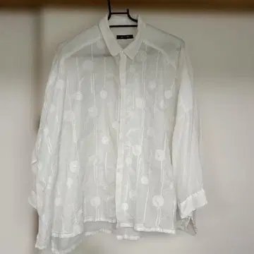 pas de calais 파드칼레 자수 드롭 숄더 오버 사이즈