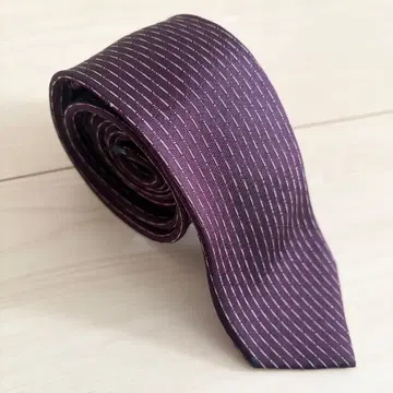 BRICK HOUSE 넥타이 심플 실크 보라색 퍼플