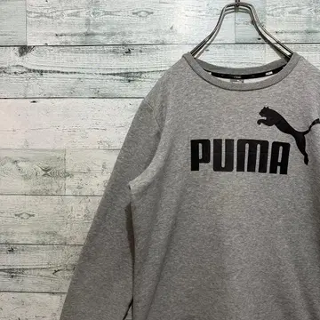 [ 푸마 ] PUMA 최고 디자인 빅 로고 레트로 크루넥 맨투맨
