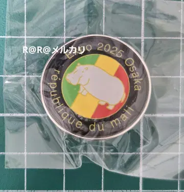 만박 EXPO2025 마리관 핀 배지 블랙 마리 파빌리온