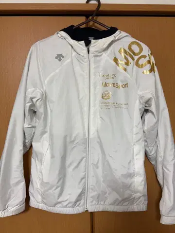 DESCENTE Movesport 나일론 자켓 화이트