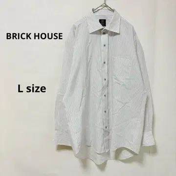BRICK HOUSE 브릭하우스 와이셔츠 L-82 스트라이프