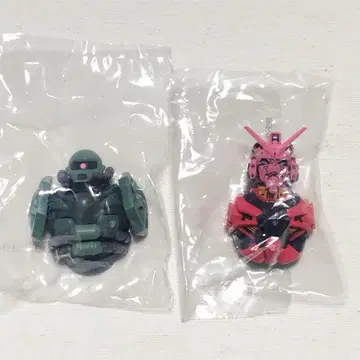 제일복권 지크 액스 D상 모빌슈트 헤드 마그넷 빨간 건담 자쿠