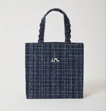 elu. 엘르 새상품 트위드 플뢰르 토트