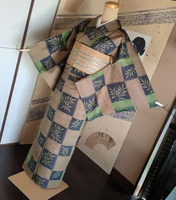 독특한 패턴의 오시마 명주