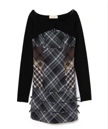 andmary Aine 세트 미니 원피스 M 그레이