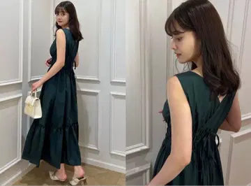 [새상품] herlipto Riviera Double Bow Dress