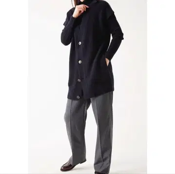 cccmalie 시마리 개더 스트레이트 팬츠 그레이 팬츠