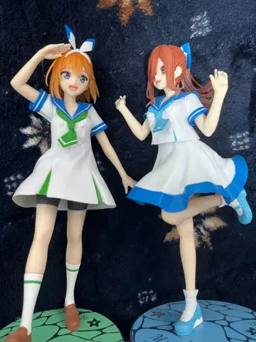 5등분의 신부 마린룩 피규어 2체 세트 요츠바 미쿠