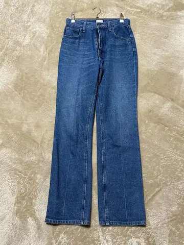 ELENORE 다크 블루 플레어 데님