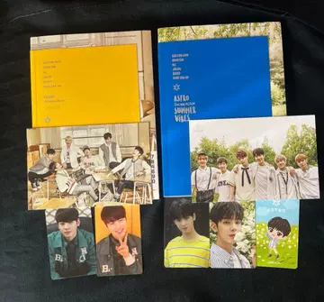 ASTRO 미니 앨범 2장 세트 엽서 트레이딩 카드 포함