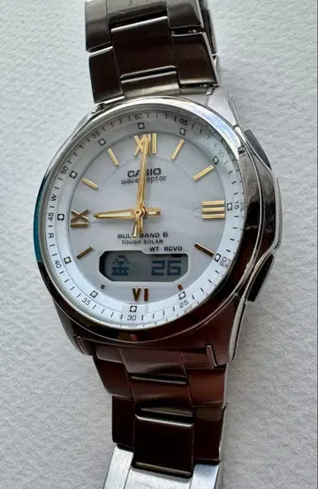 카시오 솔라 전파시계 웨이브 셉터