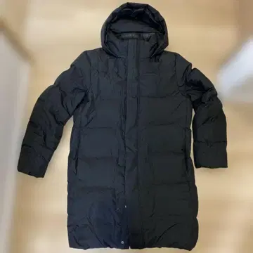 UNIQLO 심리스 다운 코트 M 블랙