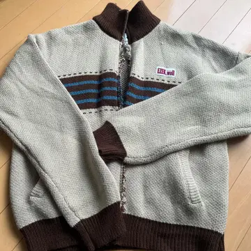 EZEK PROJECT 집업 니트