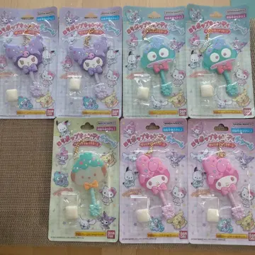 롤리팝 캔디 참 키링 7개 세트