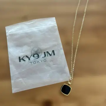 KY9 JM 골드 블랙 목걸이